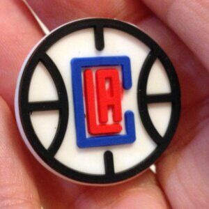 Los Angeles Clippers, Basketball, NBA, Sports Shoe Charm for CROCS 2/$8! 3/$10!